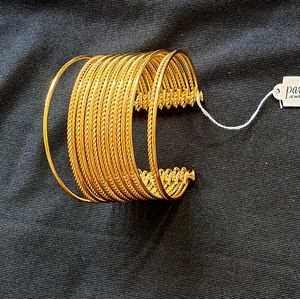 NWT- Flair Bracelet, Park Lane, Gold tone